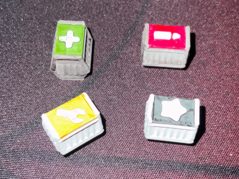 Boxes for Nemesis Boardgame