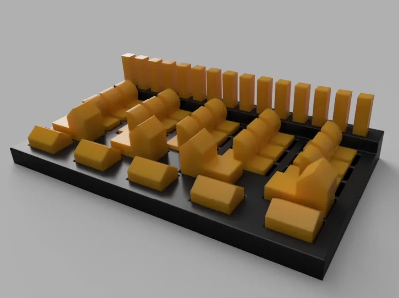 Catan And Seafarers Game Piece Holder