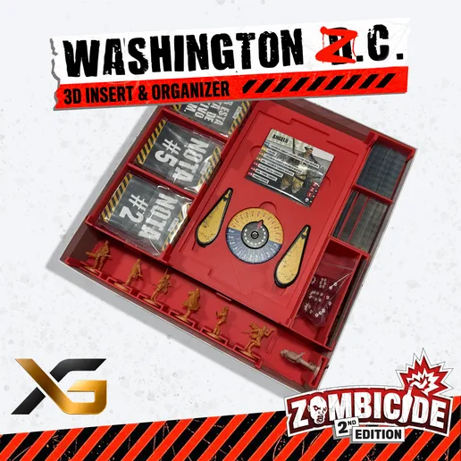 ZOMBICIDE WASHINGTON ZC: INSERT AND ORGANIZER