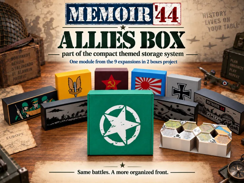 Memoir '44 Compact Storage System - Allies