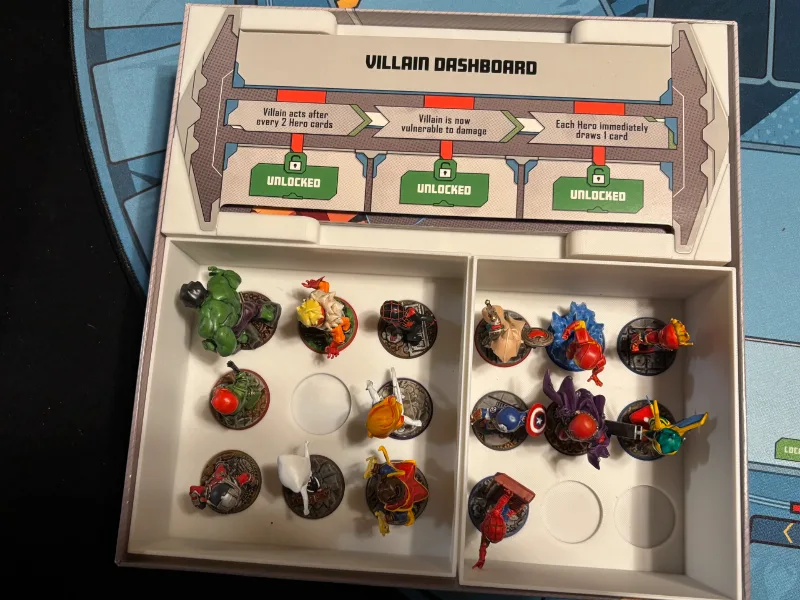 Marvel United/DC United Insert for Painted Minis