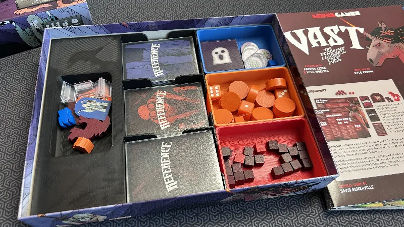 Vast: The Crystal Caverns –Fearsome Foes Expansion Insert