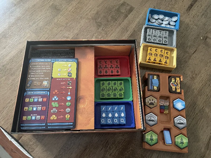 Terraforming Mars: The Dice Game Storage containers