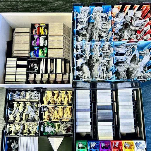 Black Rose Wars + Rebirth Insert/Organizer for Everything in 3 Boxes - No Sleeves