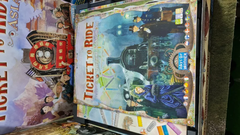 Insert for Ticket to Ride Map Collection: Volume 5 – United Kingdom & Pennsylvania