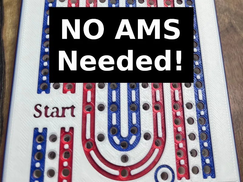 Foldable Crib (Cribbage) Board