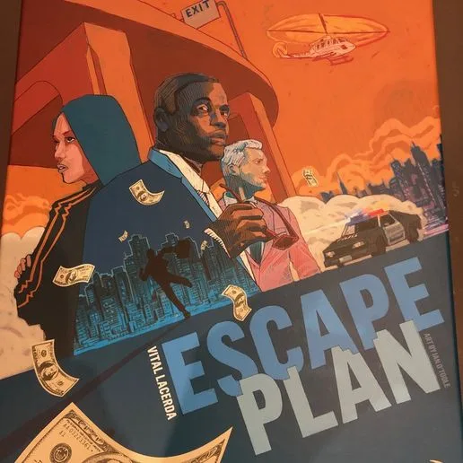 Escape Plan boardgame insert