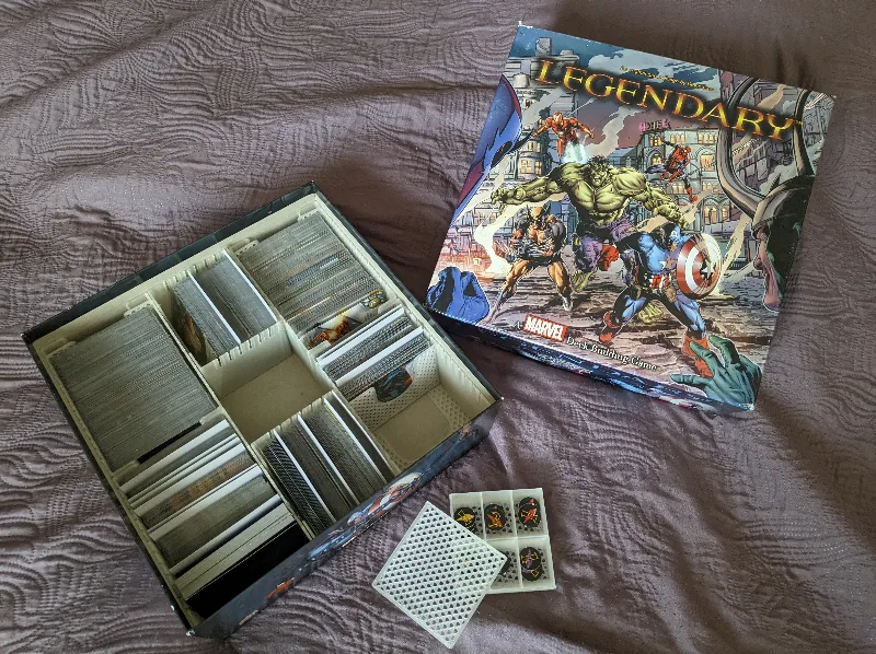 Legendary: A Marvel Deck Building Game + Dark City - INSERT