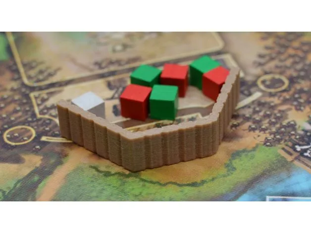 Stronghold - Mantel - Boardgame components