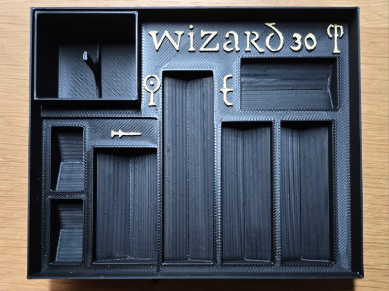 Wizard 30 Year Edition – Box Inlay with Slots