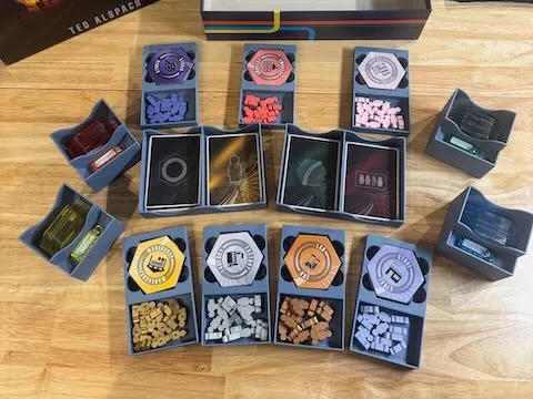 Maglev Metro Boardgame Insert