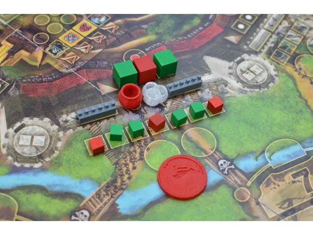 Stronghold - Cauldrons - Boardgame components