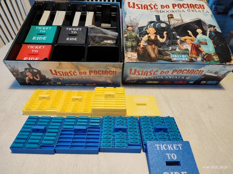Ticket to ride Rails and Sails- trains/ships box