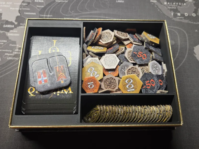 Wizard 30 Jahre inlay with space for Metal coins