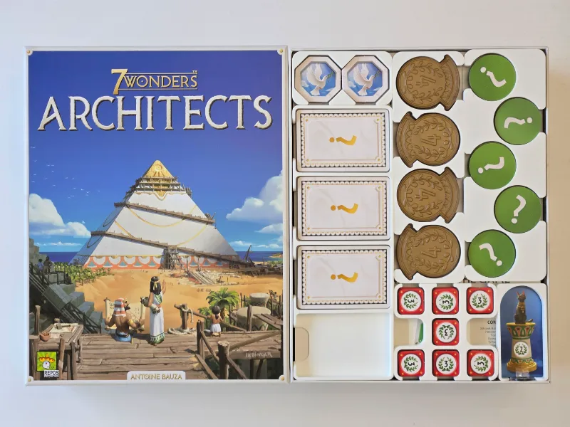 7 Wonders Architects w/Medals - Organizer Insert