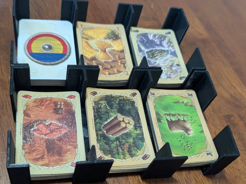 Catan Stacking Card Holders for 5-6, C&K & more