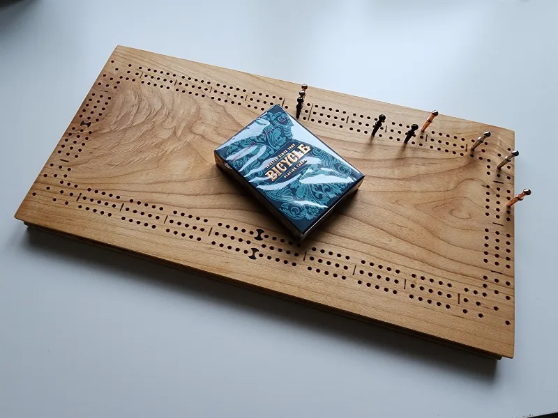 Cribbage Board Template