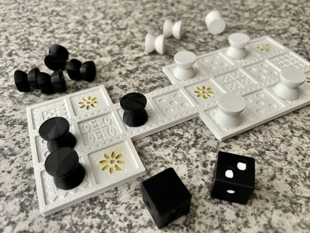 Double Dice Royal Game of Ur