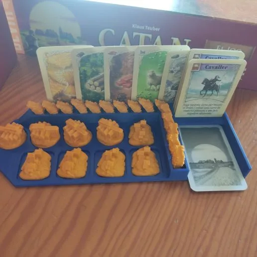Catan trays - Token storage