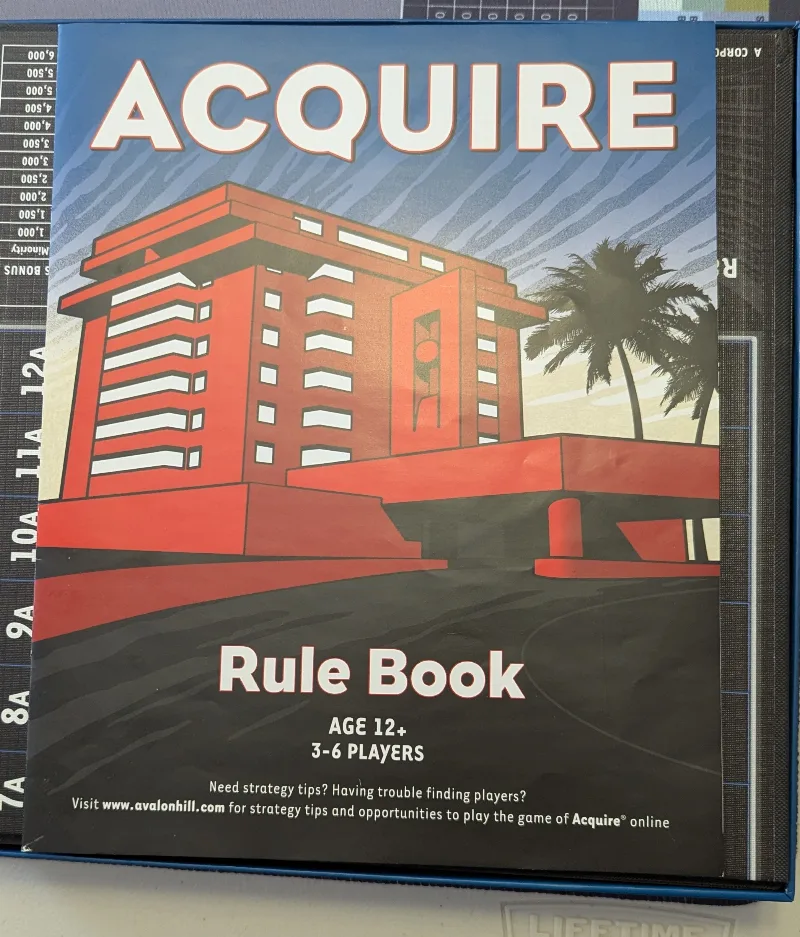 Acquire Boardgame Organizer