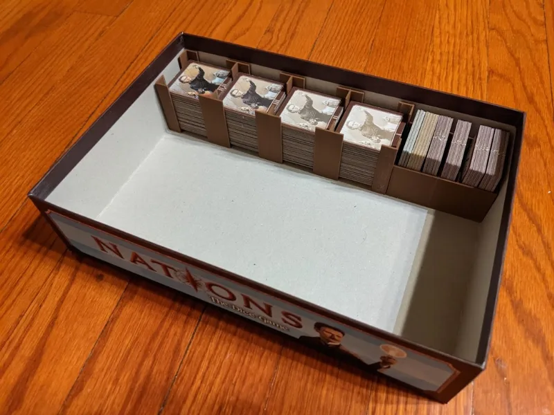 Nations the Dice Game + Expansion Tile Organizer