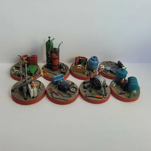 Alternatives Objectives Tokens- Zombicide - Modern Board Game - (Pre-Supported)