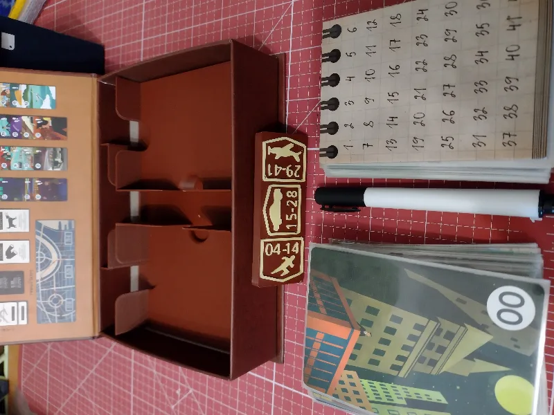 Fugitive Boardgame Inlay