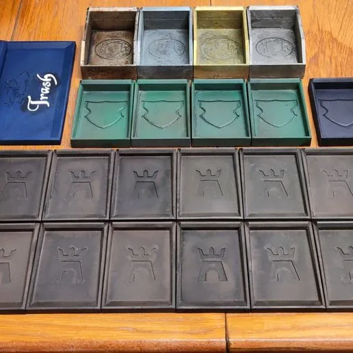 Modular Card Deck Trays (Dominion)