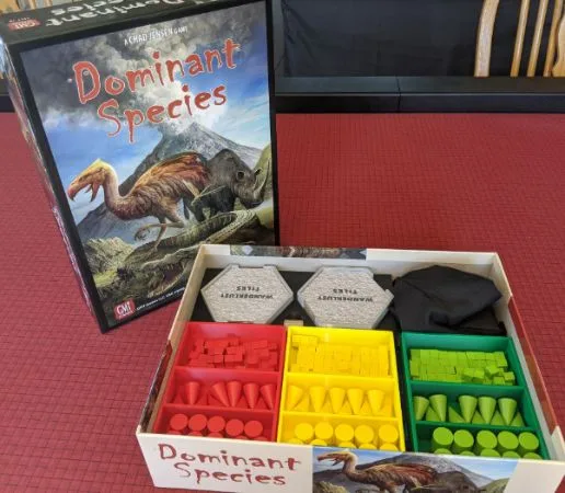 Dominant Species Board Game Box Insert Organizer