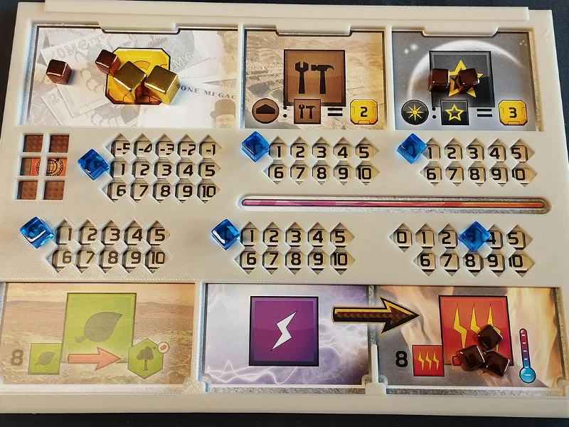 Terraforming Mars - Playerboard overlay - no case
