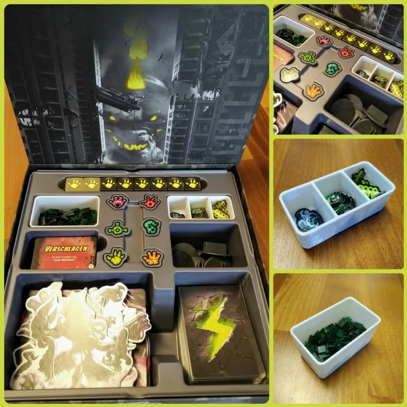 King of Tokyo - Dark Edition - Token Boxes