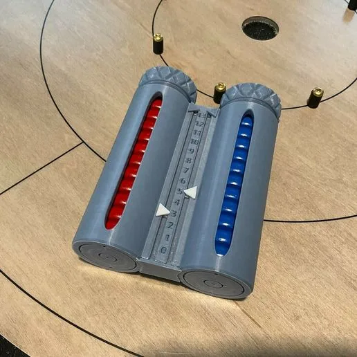 Crokinole - Dual Set Button Holder