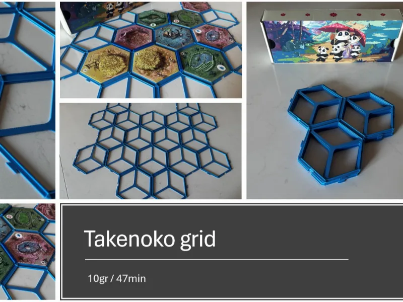 Takenoko board game grid