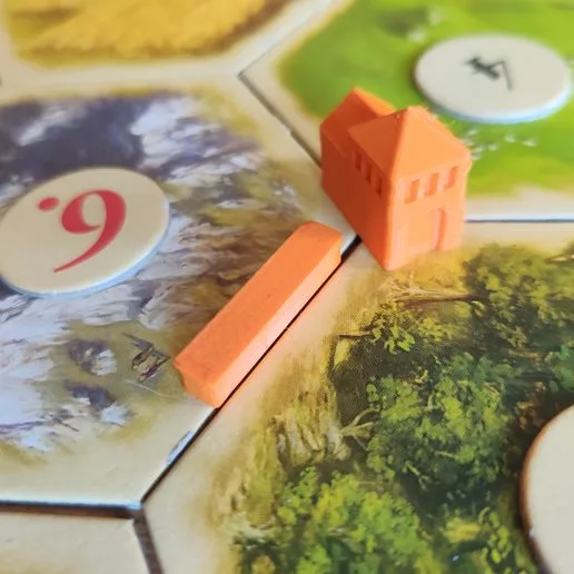 Catan original/reworked pieces