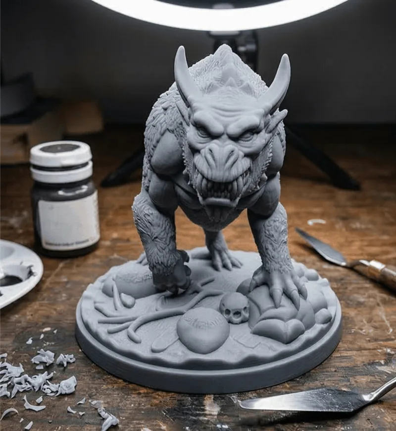 Mossback Troll Hound - Forest Predator Beast