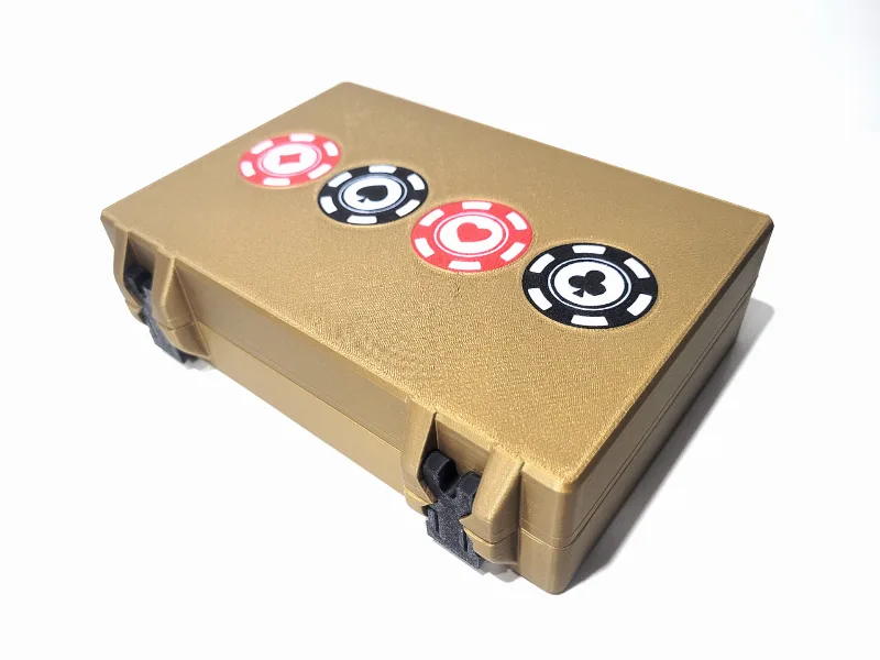 Poker Chip Box Rugged Secure