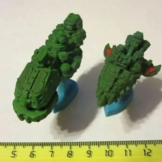 Forbidden Stars Ork Space Fleet - Remake