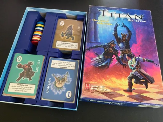 Insert/Organizer for board game Titan: The Arena