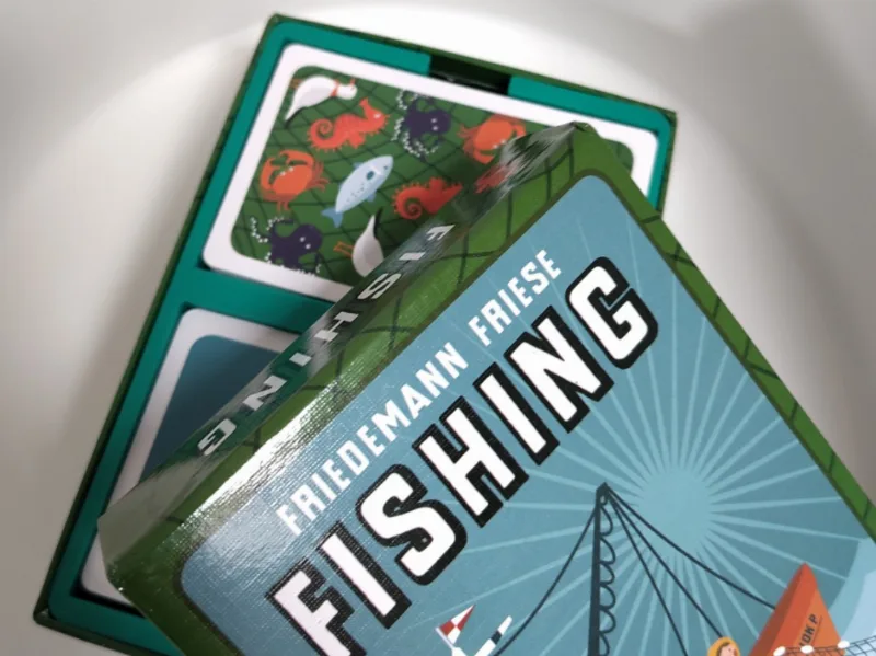 Game insert for Fishing/Fischen/Pescas cartas