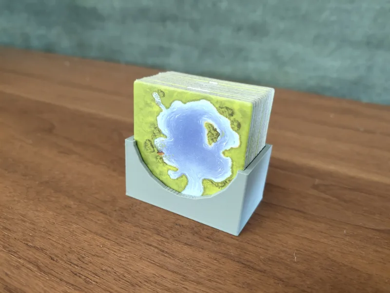 Carcassonne river tiles holder
