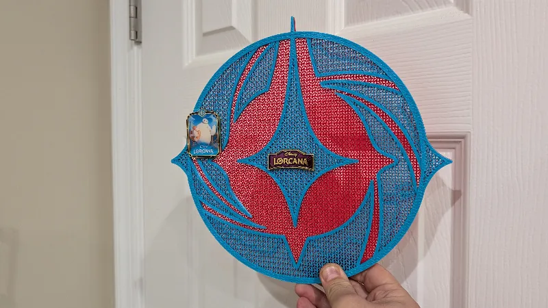 Disney Lorcana competition pin board