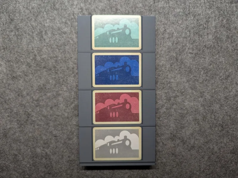 Railway Boom player token container
