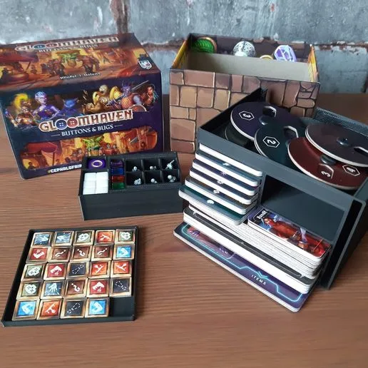 Insert for Gloomhaven Buttons&Bugs