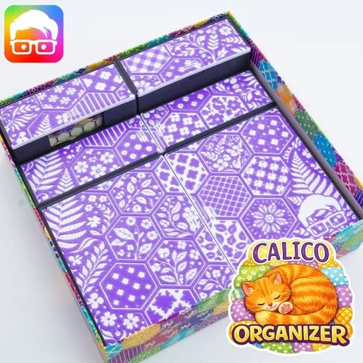 Calico organizer by @ammedia3d [tabletop board game inserts sku: CALICO001]