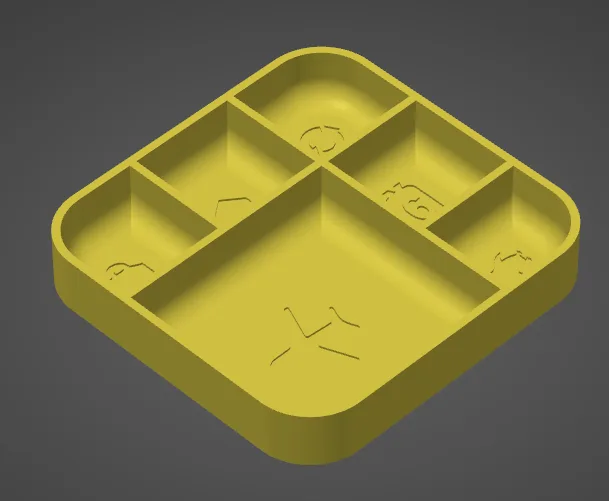 Sky Team Insert - Turbulence Expansion Upgrade -Tray with Icons