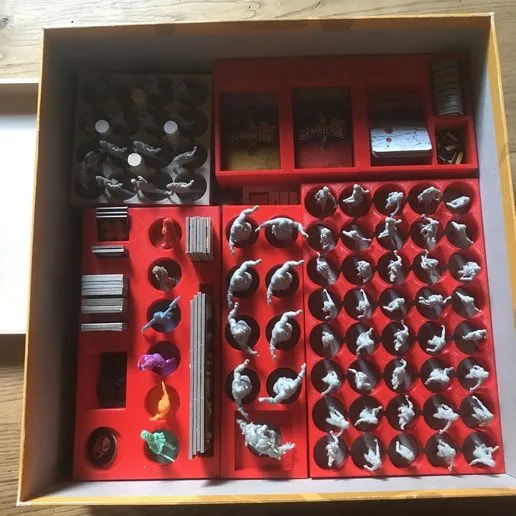 Original zombicide game and storage boxes