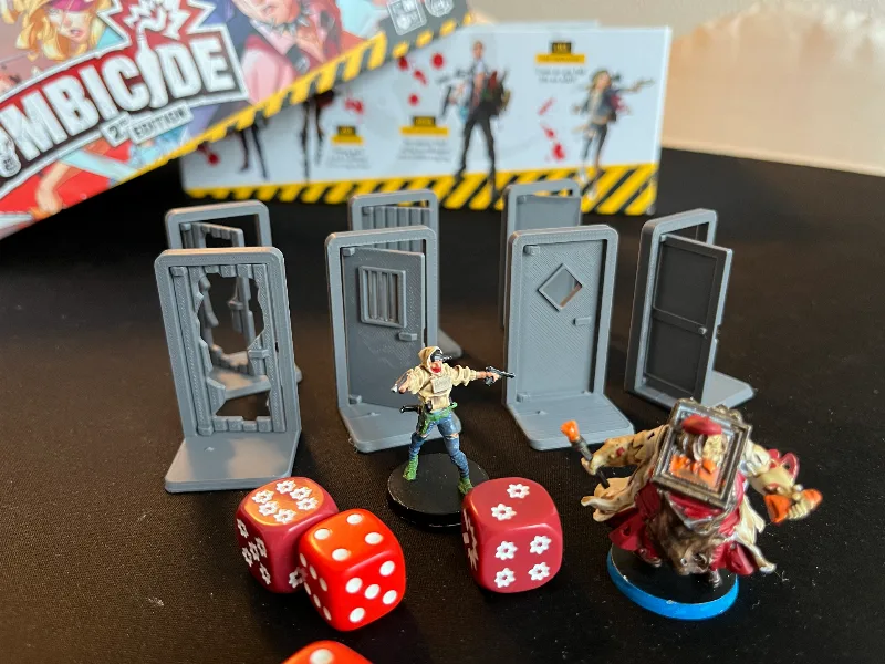 7 Doors for Zombicide - print-in-place