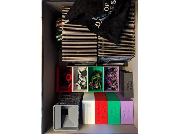 Edge of Darkness Neutral Card and Location Organizer