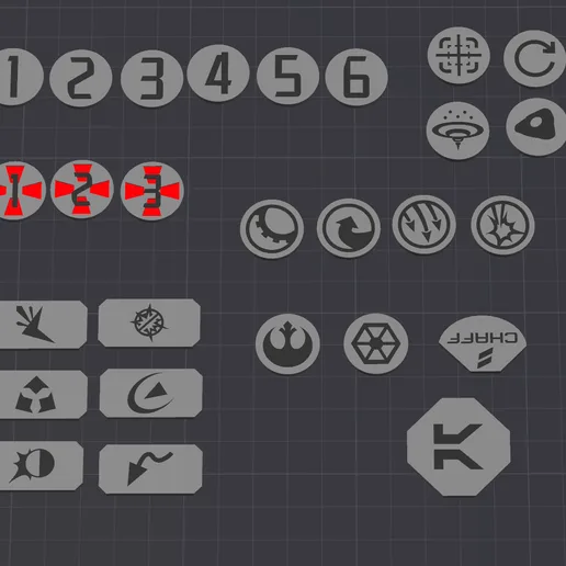 Star Wars Armada - FDM Printable Tools & Tokens