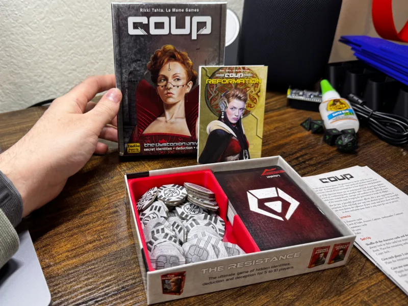 Coup + Reformation Expansion Organizer Insert